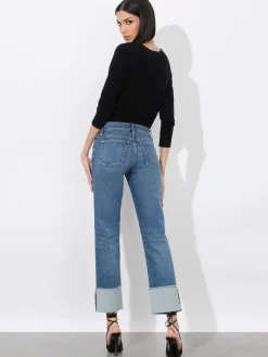 ABILENE LOW RISE CUFFED JEAN