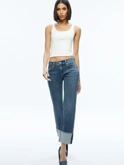 ABILENE LOW RISE CUFFED JEAN