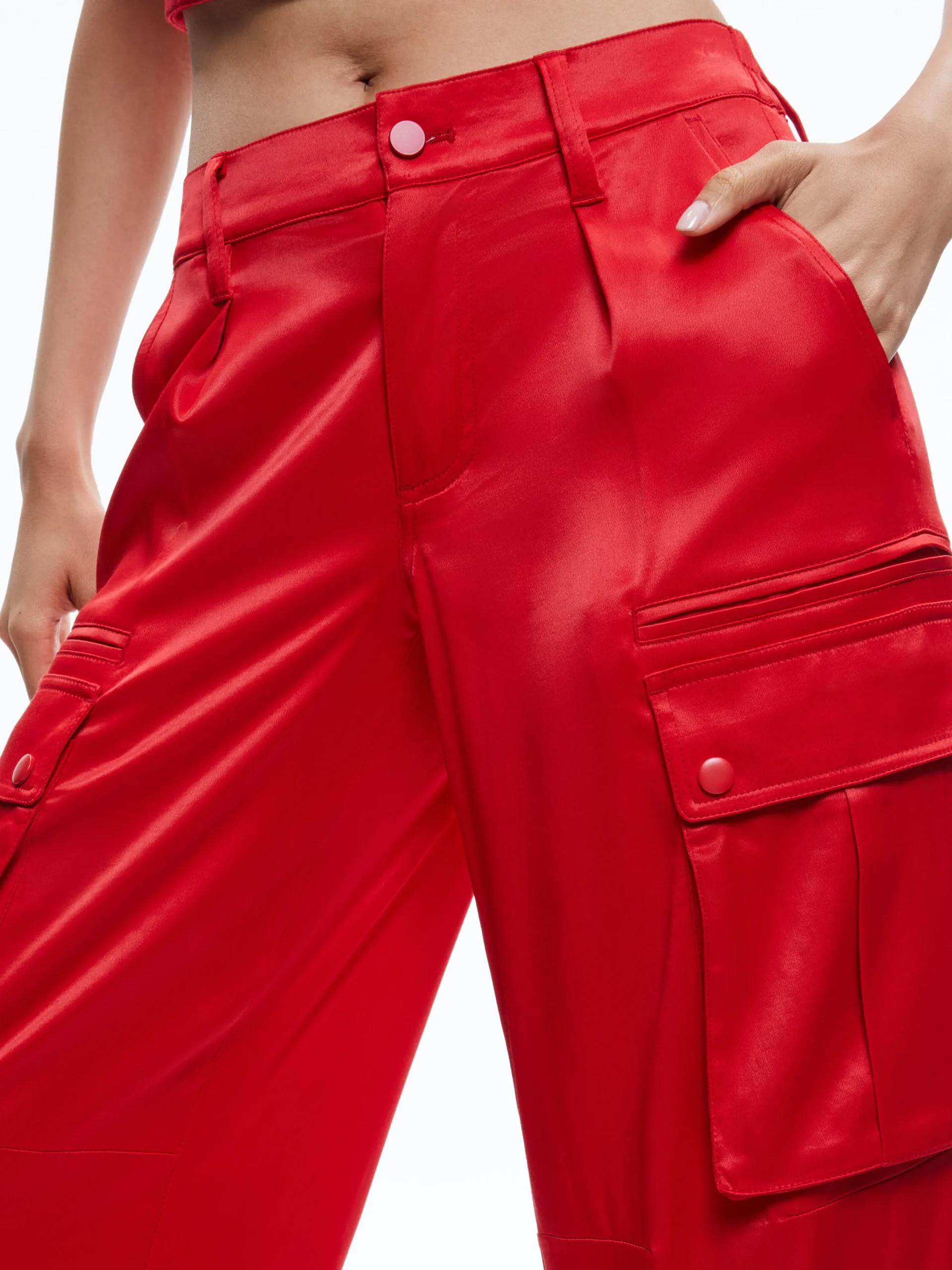 ADARA BUSTIER TOP + JOETTE LOW RISE CARGO PANT