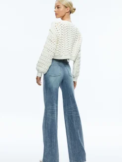 ALLENE CABLE KNIT CREWNECK