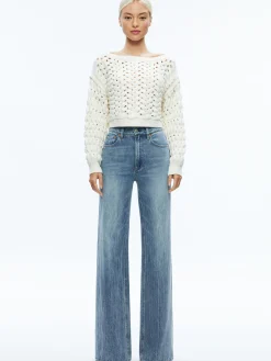 ALLENE CABLE KNIT CREWNECK