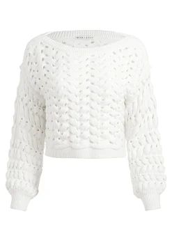 ALLENE CABLE KNIT CREWNECK