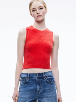 AMITY SLEEVELESS CROPPED TANK