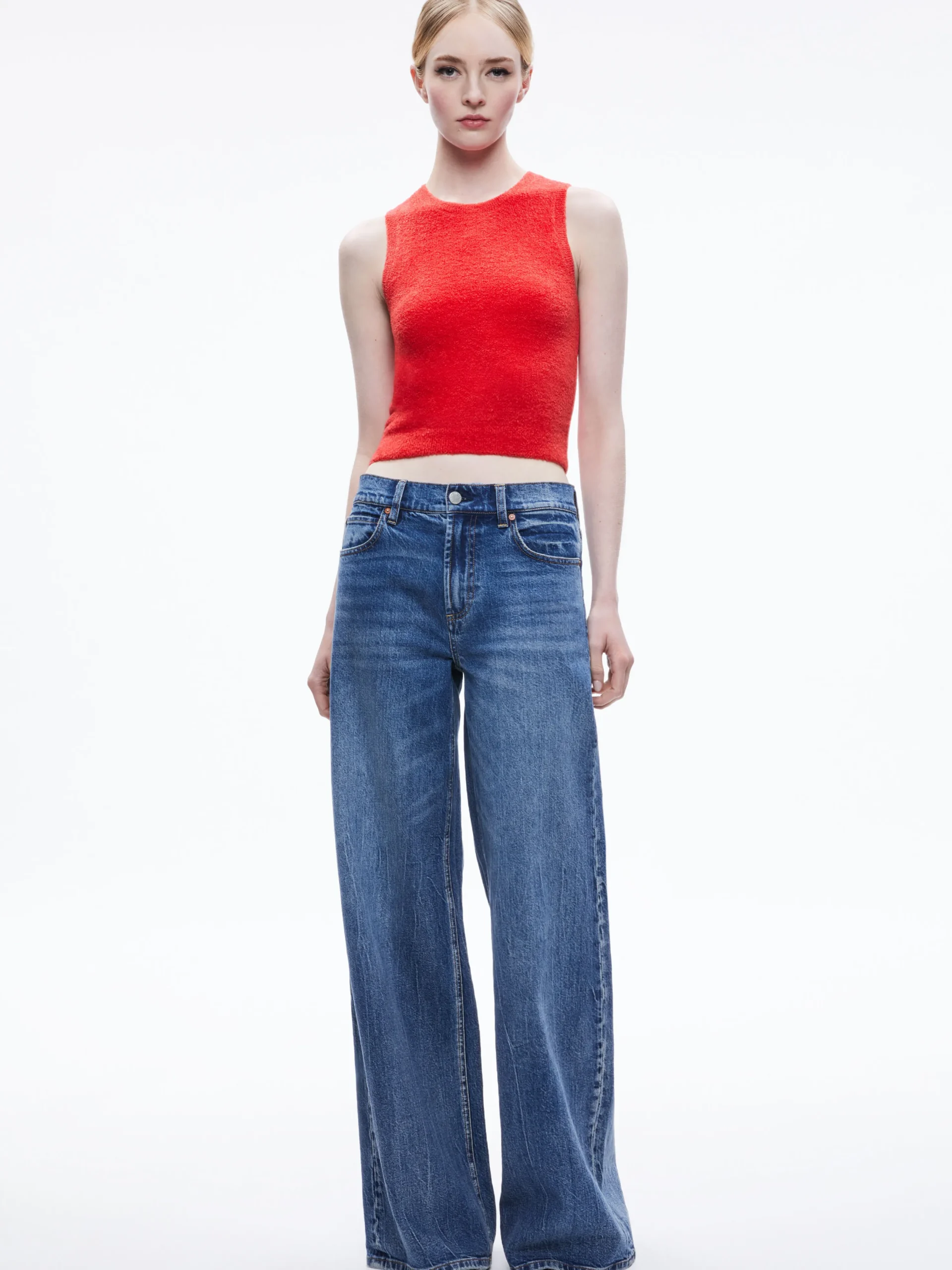 AMITY SLEEVELESS CROPPED TANK