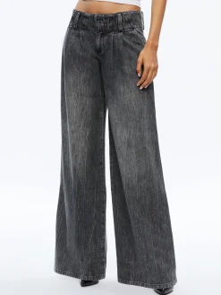 ANDERS LOW RISE PLEATED JEAN