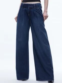 ANDERS LOW RISE PLEATED JEAN
