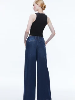 ANDERS LOW RISE PLEATED JEAN