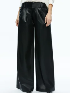 ANDERS VEGAN LEATHER LOW RISE PANT