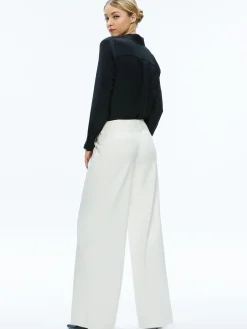 ANDERS VEGAN LEATHER LOW RISE PANT