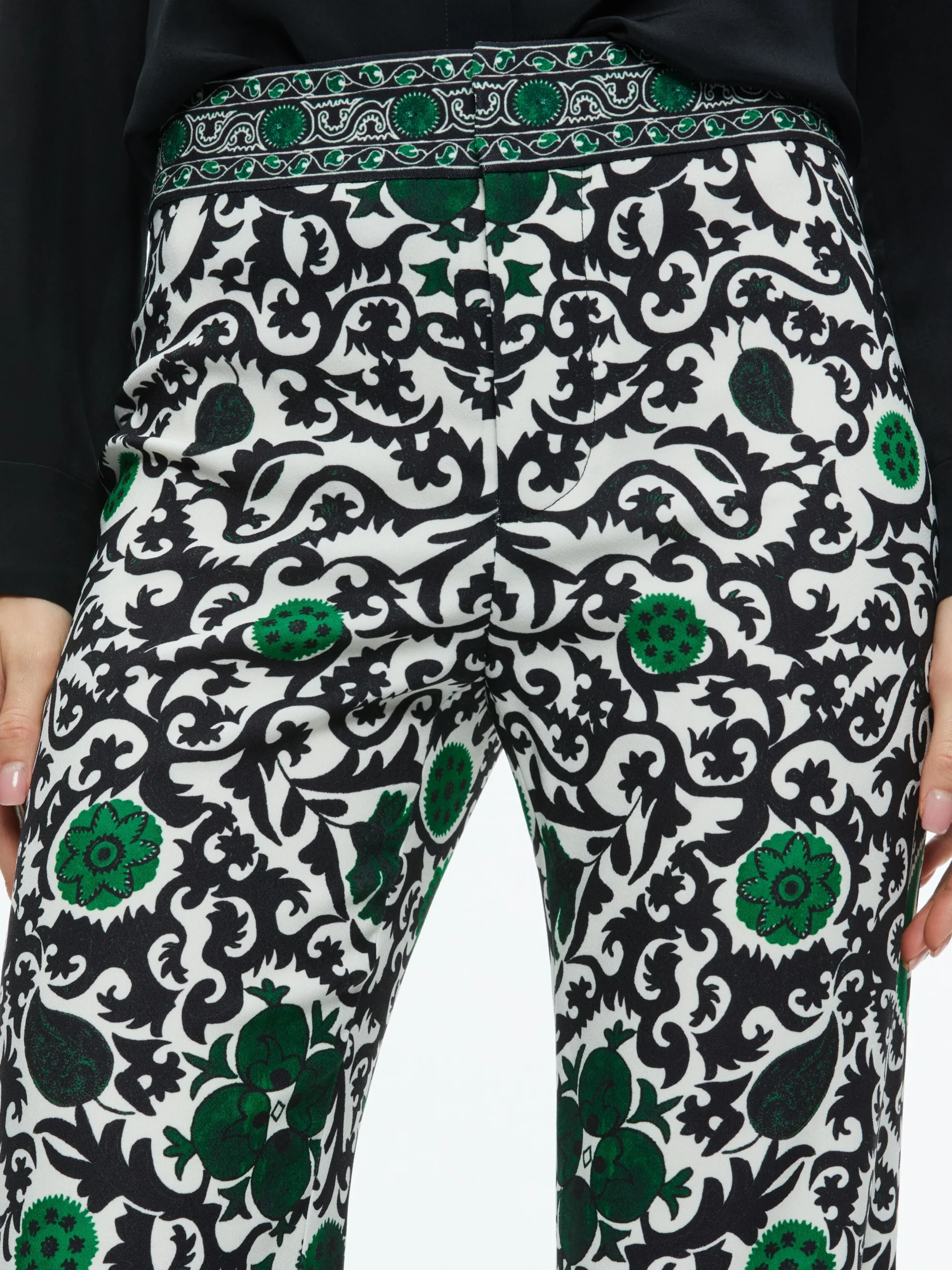 ANDREW HIGH WAISTED BOOTCUT SLIM PANT