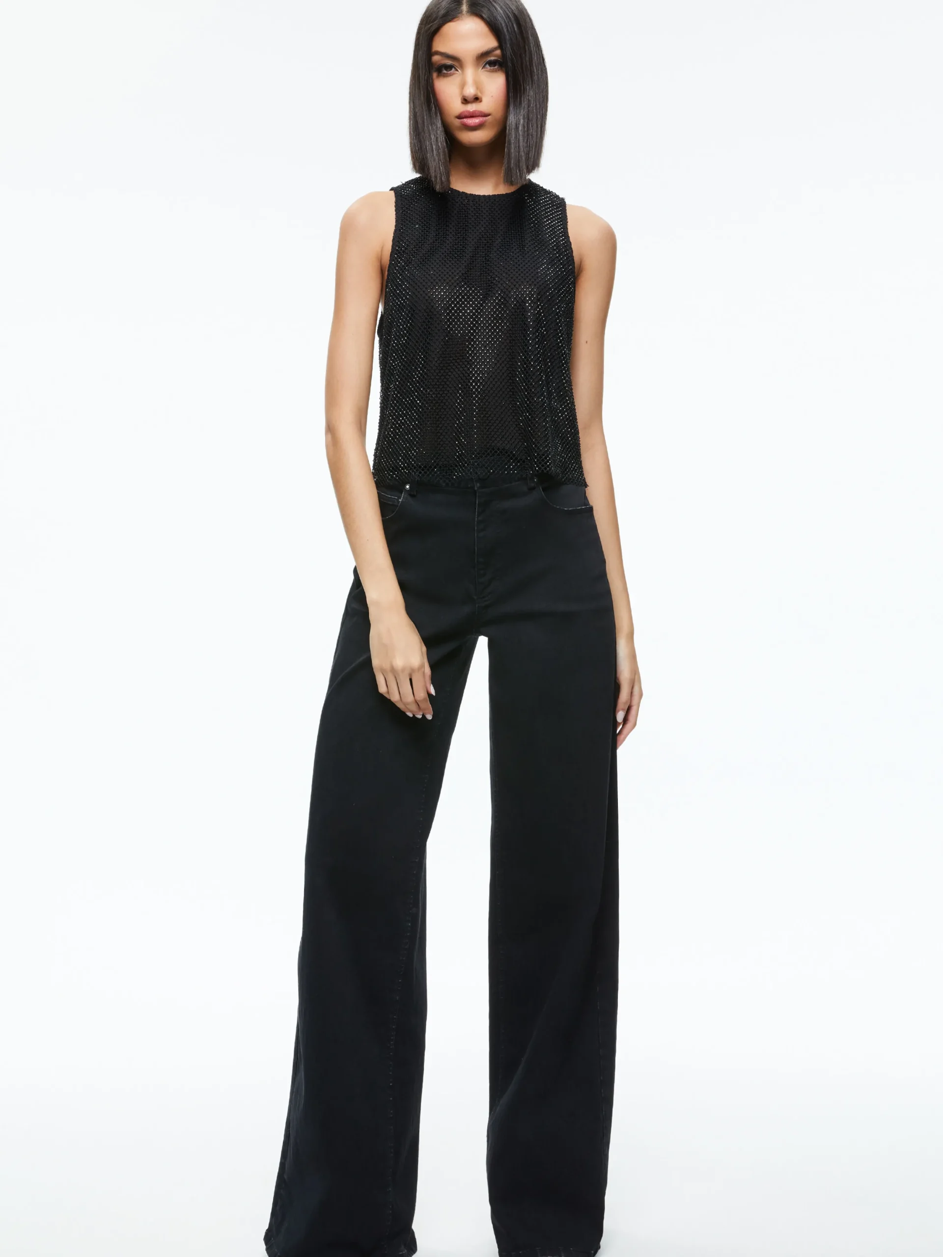 ANGELINA CRYSTAL EMBELLISHED TANK