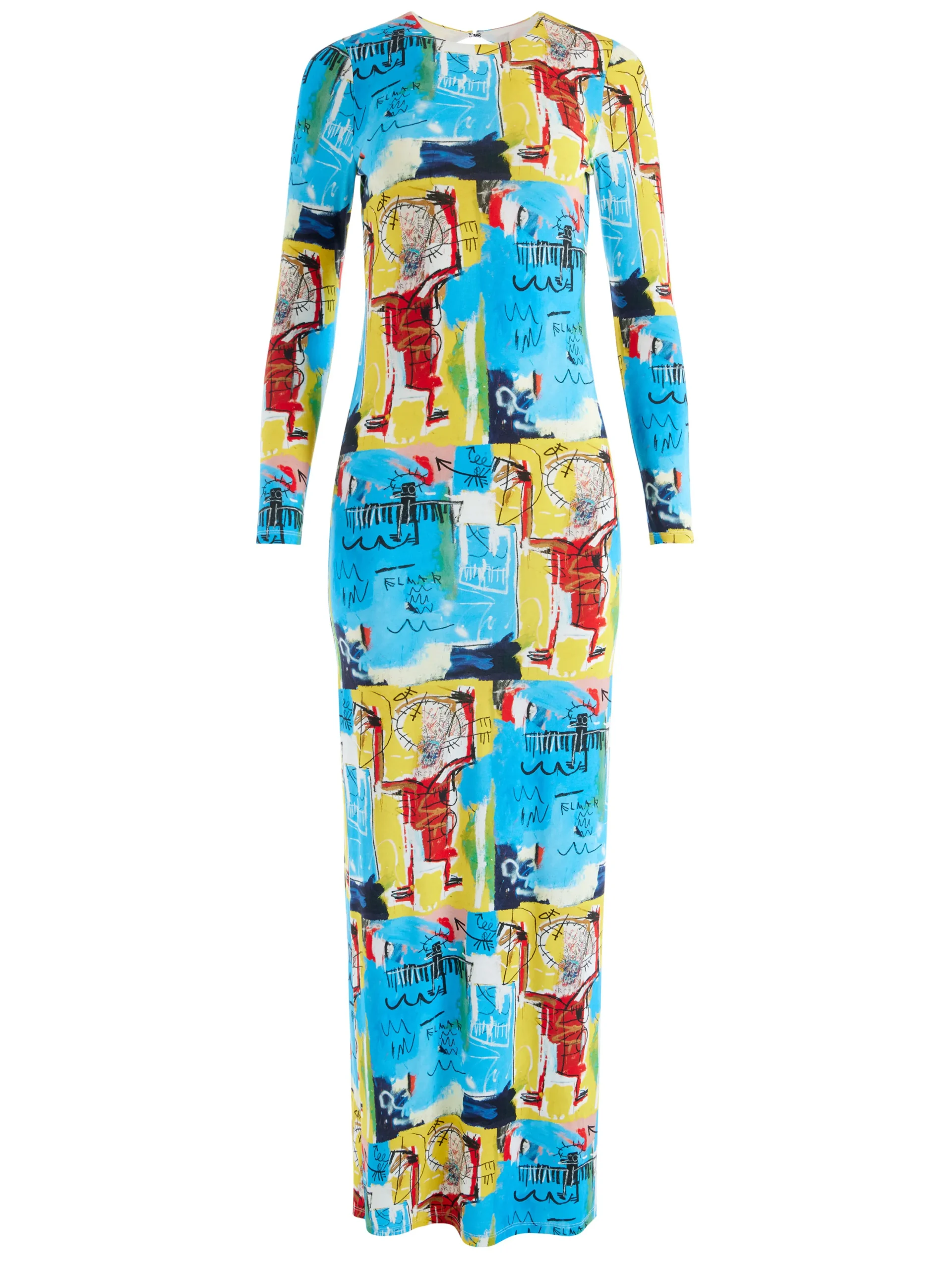 A+O X BASQUIAT DELORA MAXI DRESS