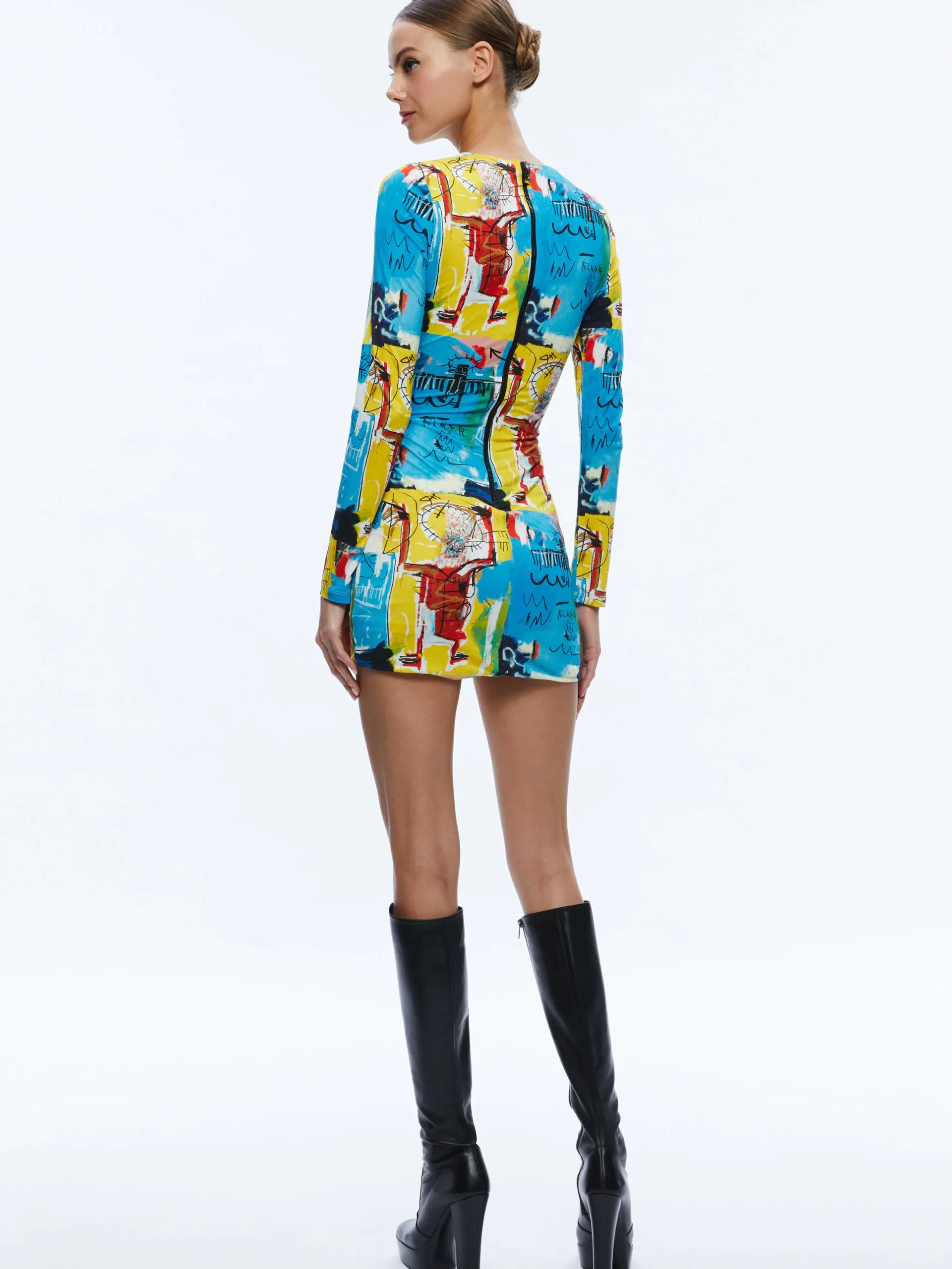 A+O X BASQUIAT DELORA MINI DRESS
