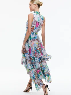 A+O X BASQUIAT EVELYN MAXI DRESS
