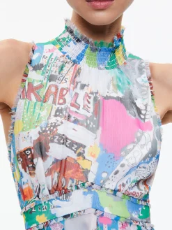 A+O X BASQUIAT EVELYN MAXI DRESS