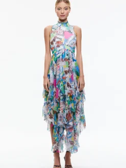 A+O X BASQUIAT EVELYN MAXI DRESS