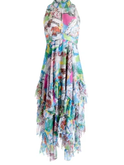 A+O X BASQUIAT EVELYN MAXI DRESS