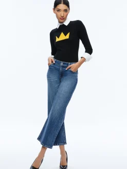 A+O X BASQUIAT PORLA COLLARED SWEATER
