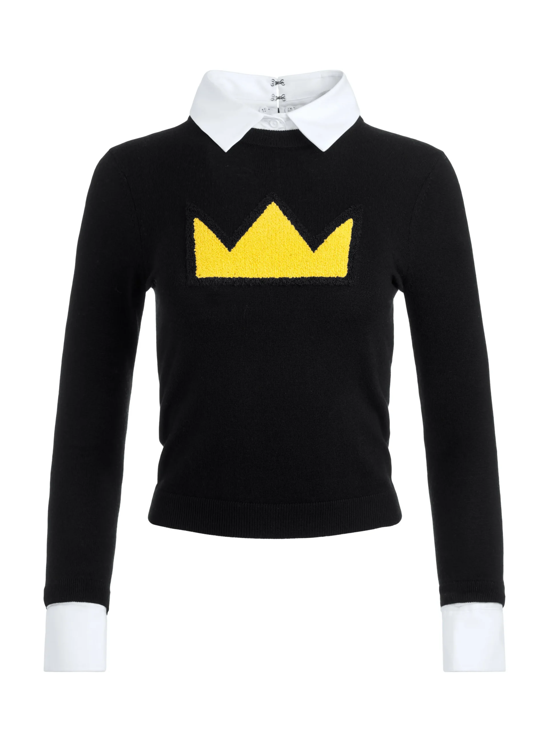 A+O X BASQUIAT PORLA COLLARED SWEATER