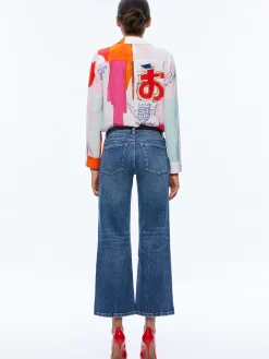 A+O X BASQUIAT WILLA PLACKET TOP