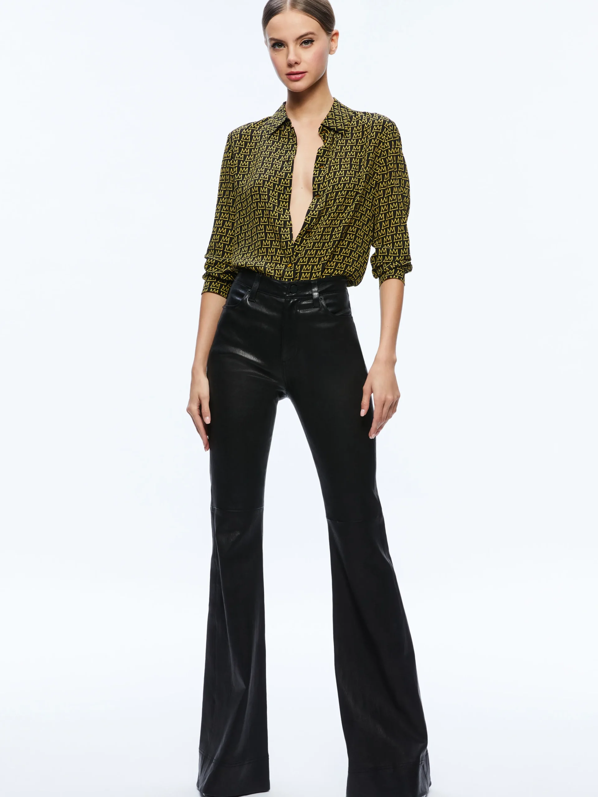 A+O X BASQUIAT WILLA PLACKET TOP