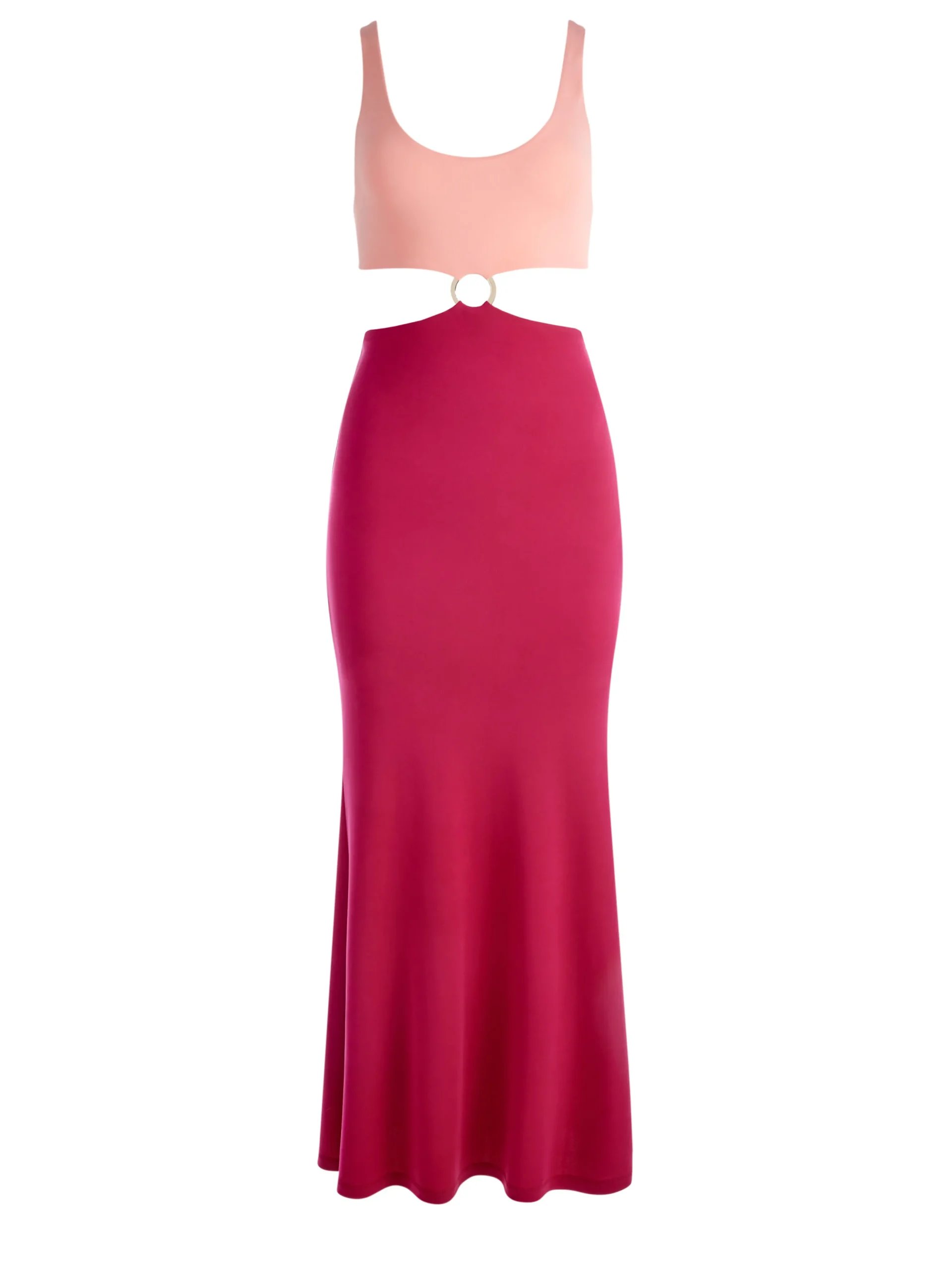 ARIZONA CUTOUT O-RING MAXI DRESS