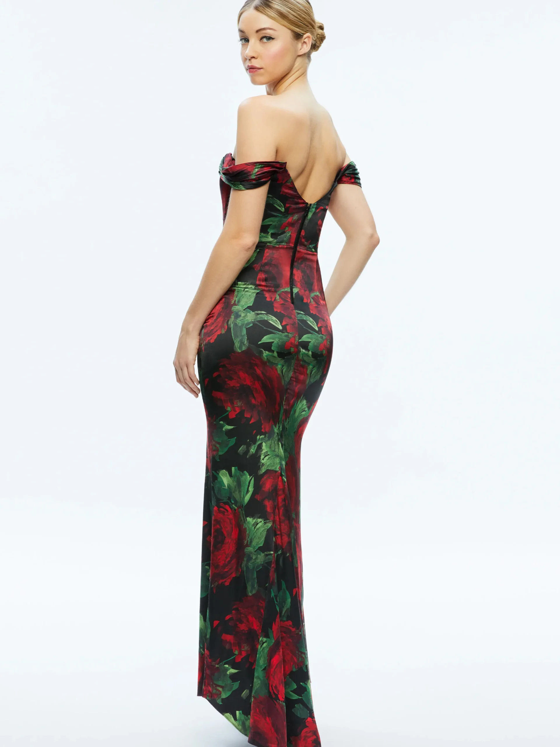 ARZA OFF SHOULDER MAXI DRESS