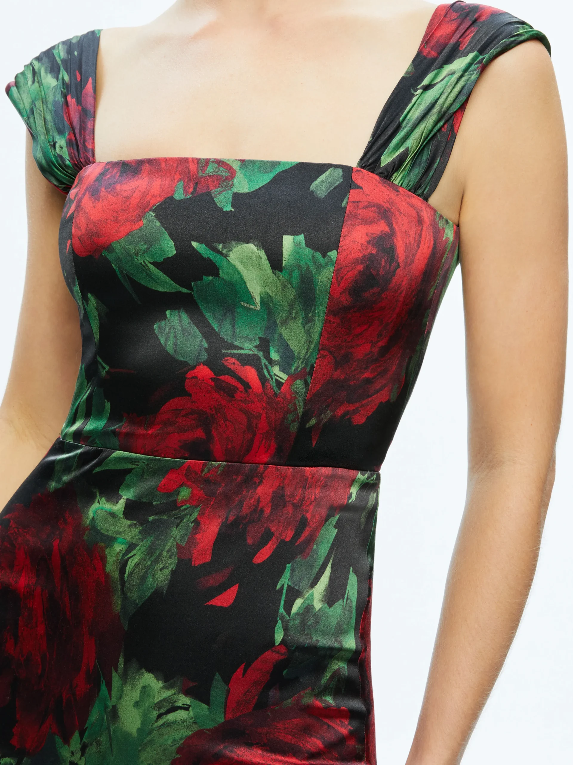 ARZA OFF SHOULDER MAXI DRESS