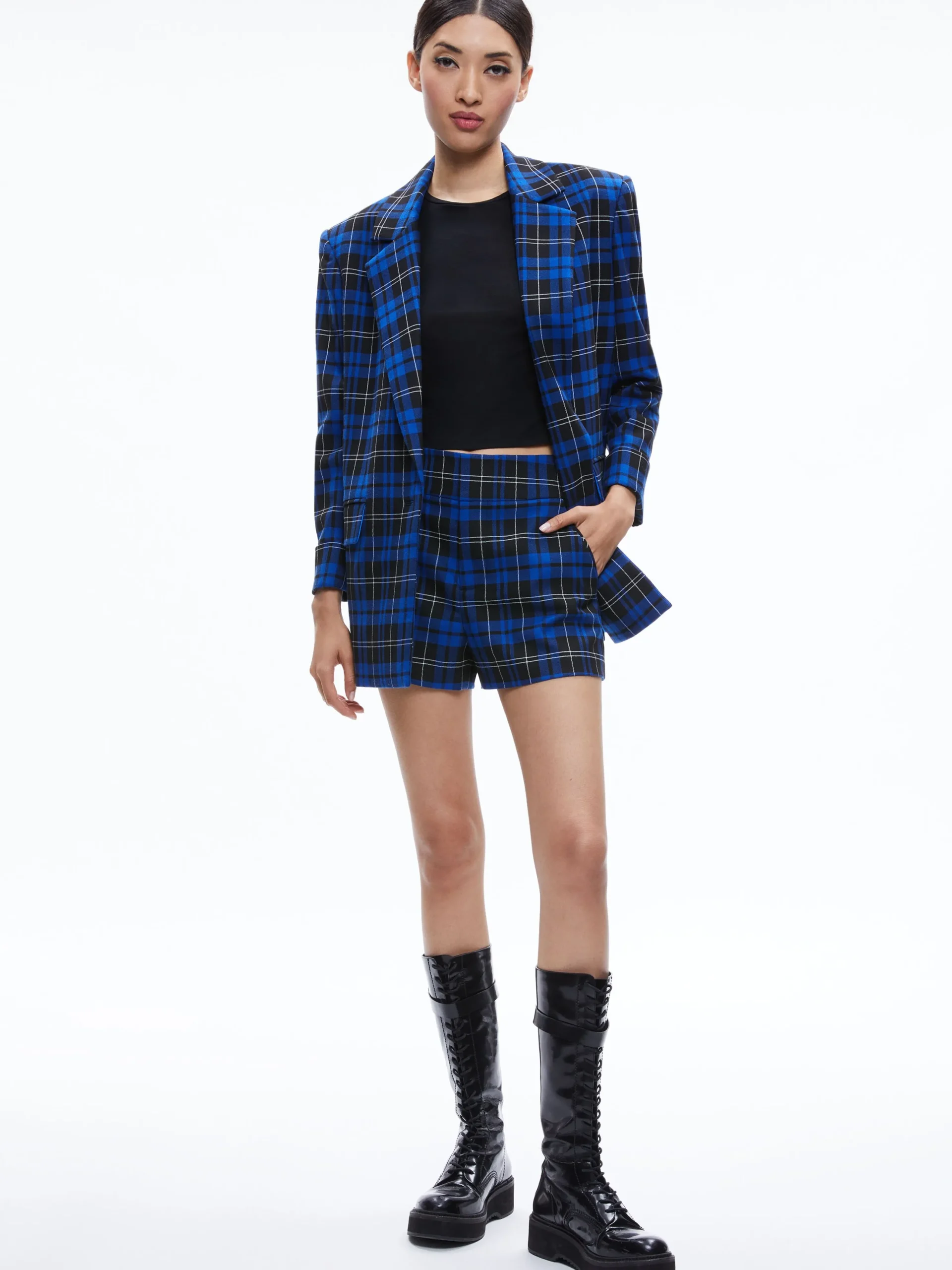 ASHLEY OVERSIZED BLAZER + CADY HIGH WAISTED SHORT