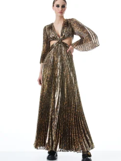 BAHAMA V-NECK CUT OUT MAXI DRESS