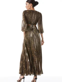 BAHAMA V-NECK CUT OUT MAXI DRESS