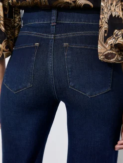 BEAUTIFUL HIGH RISE RUFFLE HEM JEAN