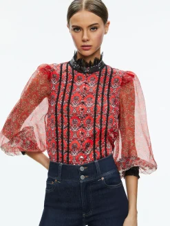 BETTINA BLOUSON SLEEVE TOP