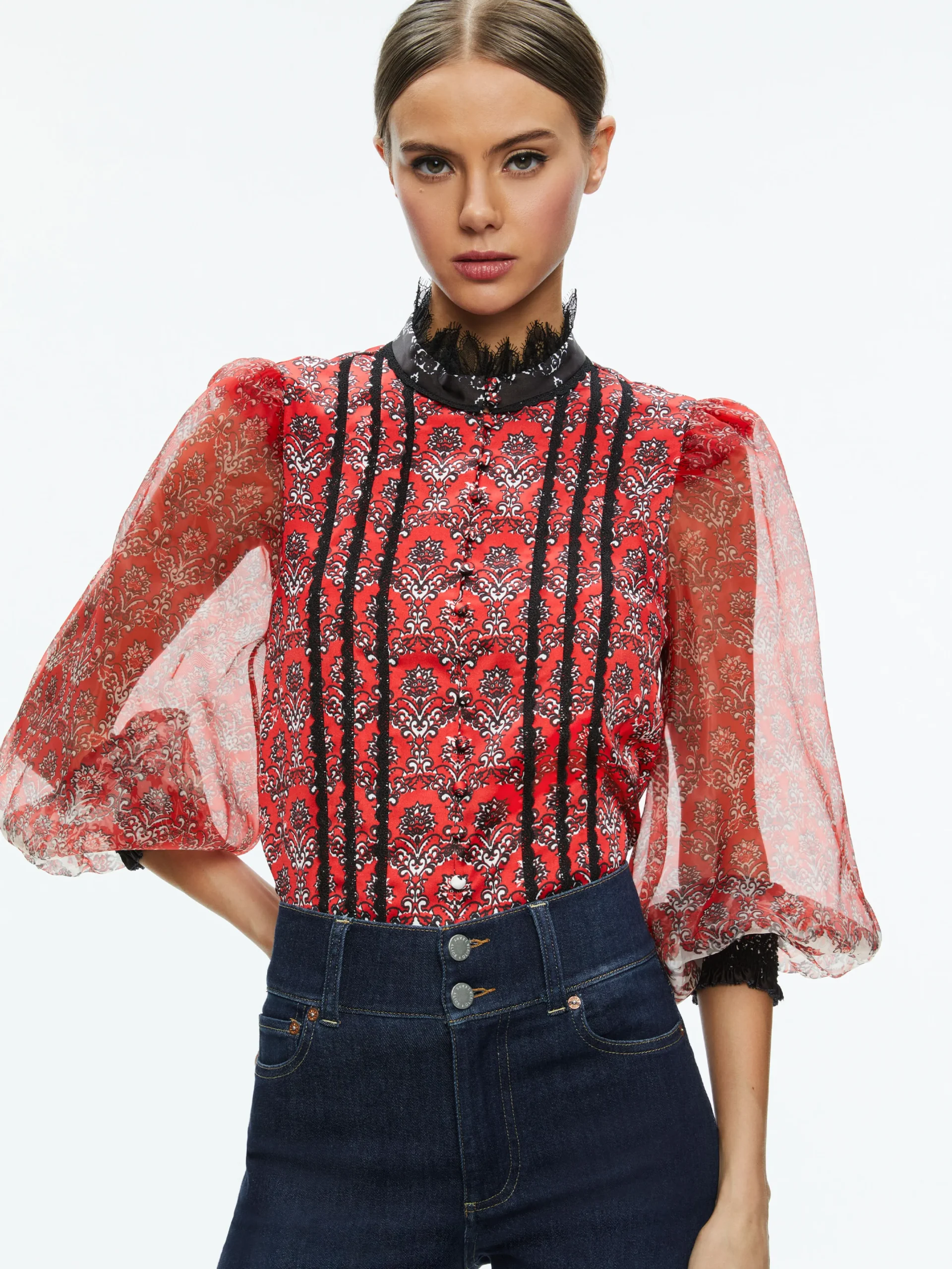 BETTINA BLOUSON SLEEVE TOP