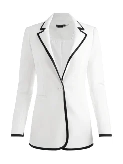 BREANN CONTRAST TRIM BLAZER