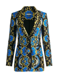 BREANN FITTED BLAZER + TEENY FIT FLARE BOOTCUT PANT