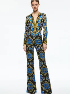 BREANN FITTED BLAZER + TEENY FIT FLARE BOOTCUT PANT