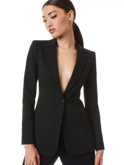 BREANN LONG FITTED BLAZER