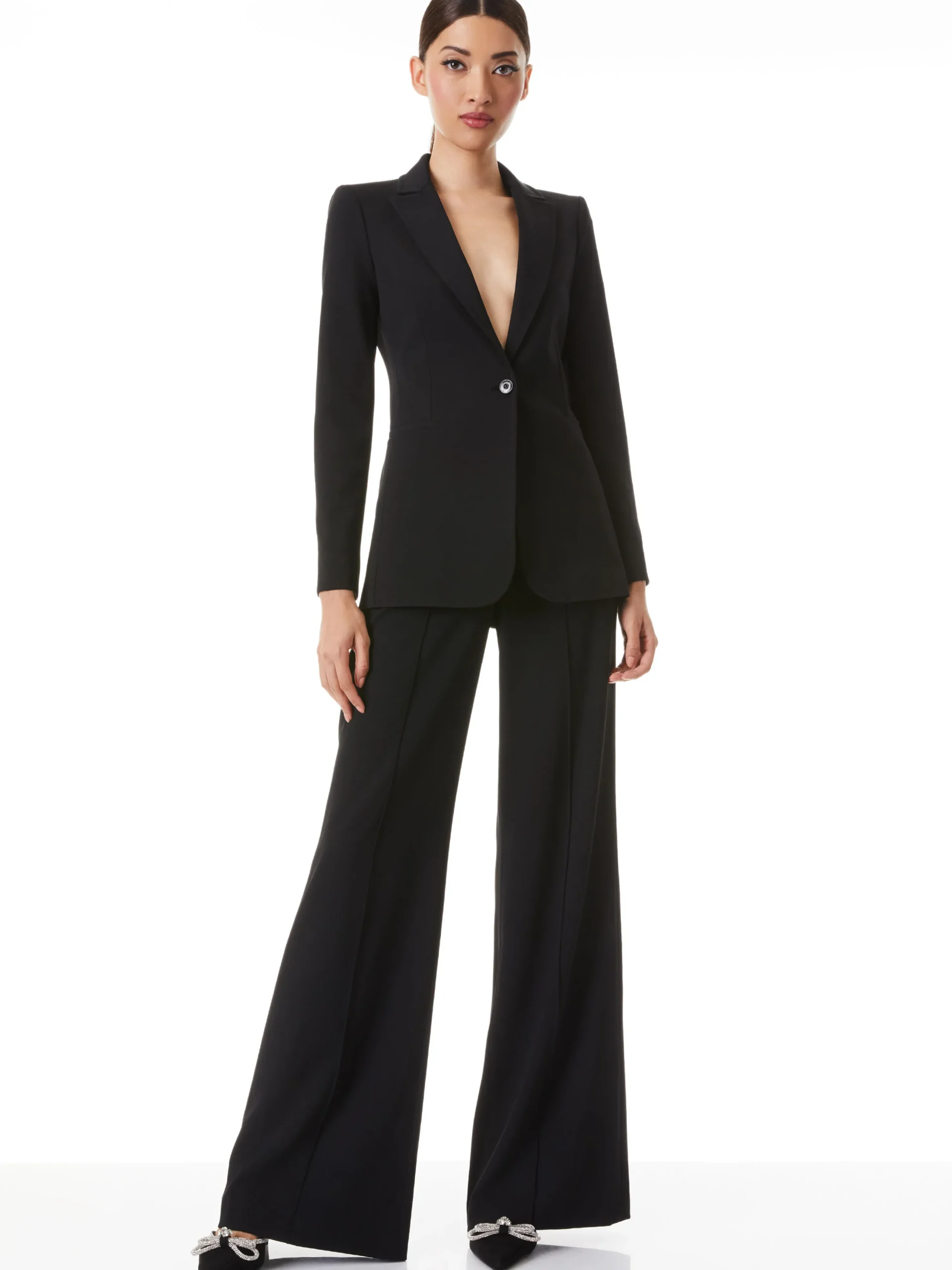 BREANN LONG FITTED BLAZER