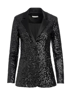 BREANN SEQUIN FITTED BLAZER