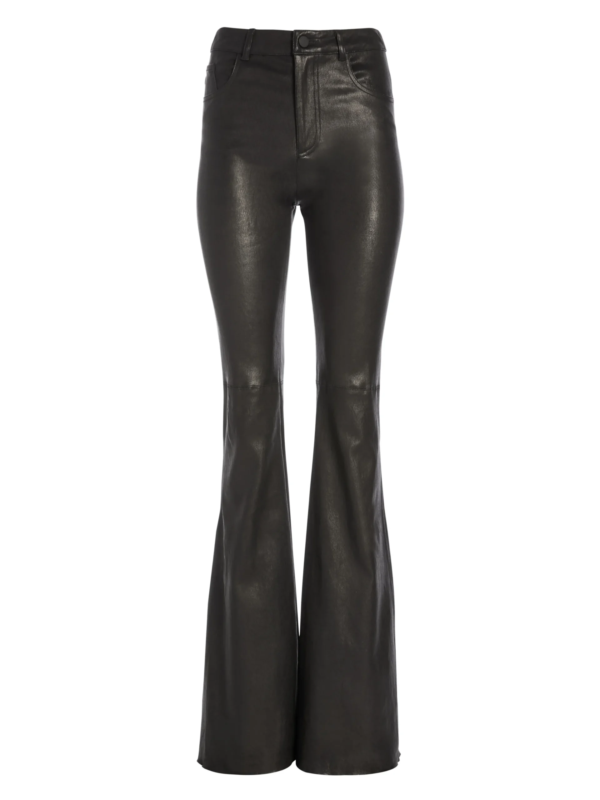 BRENT HIGH WAISTED LEATHER BELL PANT