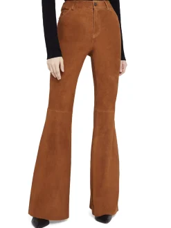 BRENT HIGH WAISTED SUEDE PANT