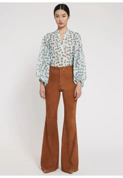 BRENT HIGH WAISTED SUEDE PANT