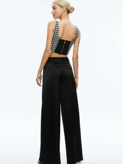BRESLIN CORSET TOP + DONALD SIDE BUTTON SKIRT