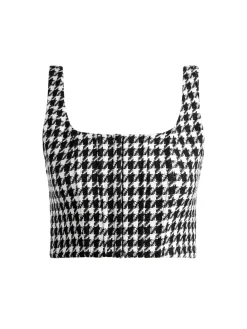 BRESLIN CORSET TOP + DONALD SIDE BUTTON SKIRT
