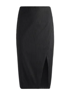 BRESLIN CORSET TOP + SIOBHAN FRONT WRAP MIDI SKIRT
