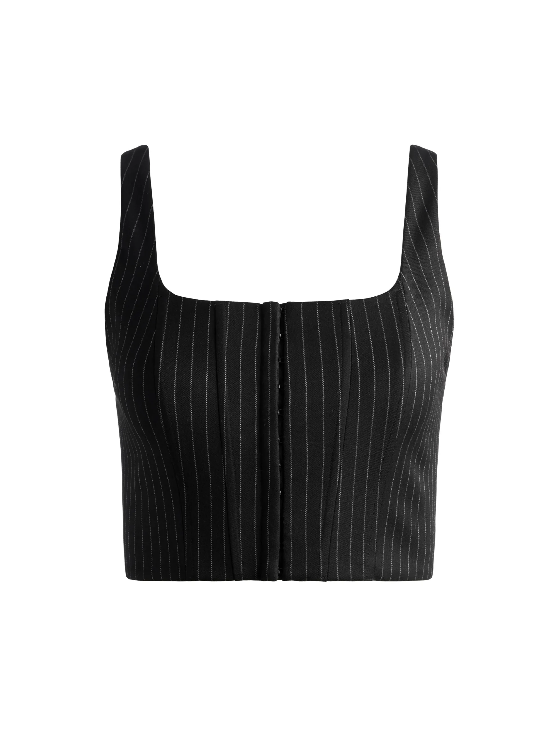 BRESLIN CORSET TOP + SIOBHAN FRONT WRAP MIDI SKIRT