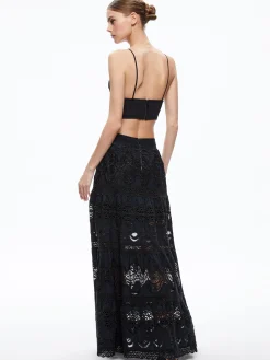 CARLI EMBROIDERED BRA TOP
