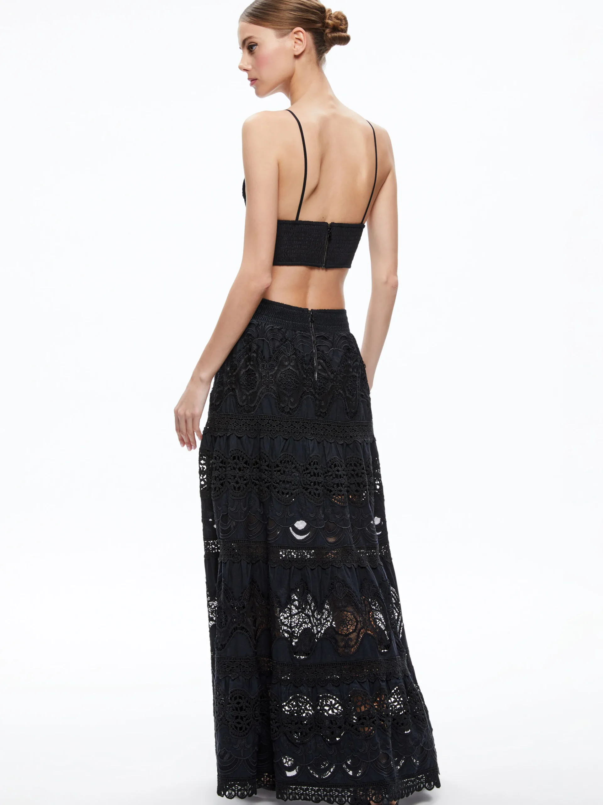 CARLI EMBROIDERED BRA TOP