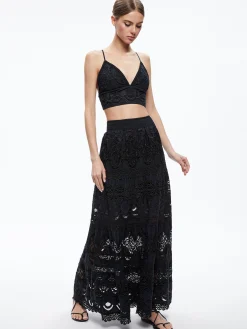 CARLI EMBROIDERED BRA TOP